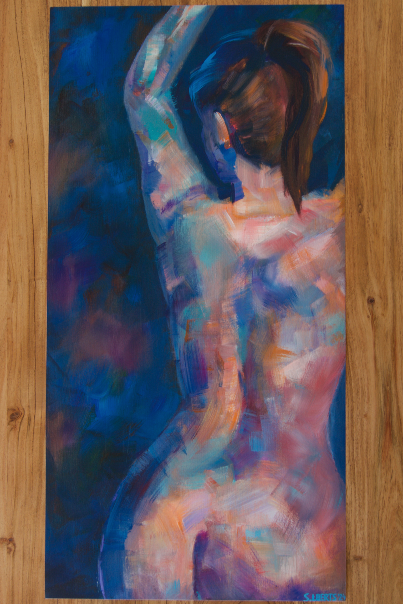 Die Frau - 40x80cm